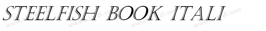 Steelfish Book Itali字体转换